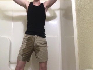 Twink Pissing Encircling Tighty Whities - Can’t Maintain It