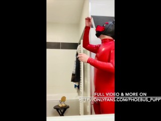 Urinal Rubber Puppy Blissful Sex