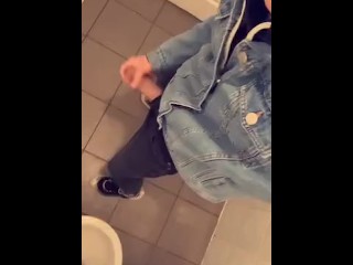 Teen Cum Anent Public Toilet